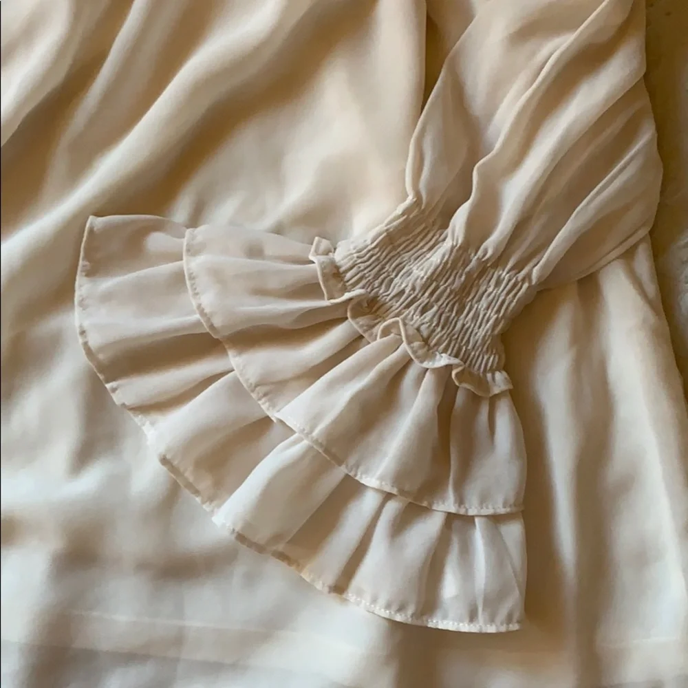 Longing for you Off the shoulder cream top - Picture 2 of 3